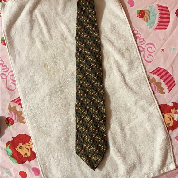 Enrico Capucci Dark Green Tie - Picture 3 of 6